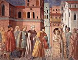 Benozzo di Lese di Sandro Gozzoli Scenes from the Life of St Francis (Scene 3, south wall) painting